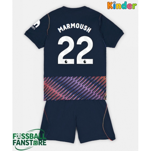 Tottenham Hotspur Omar Marmoush #22 Replik Auswärtstrikot Kinder 2026-27 Kurzarm (+ Kurze Hosen)